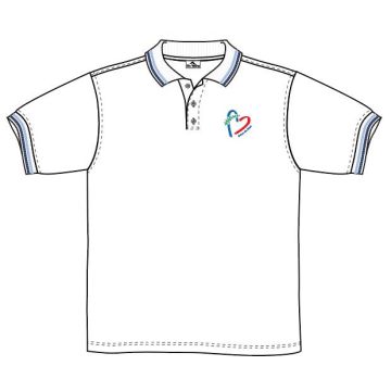 Polo manga corta logo Fundación